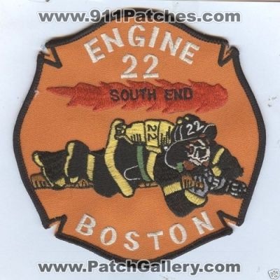 Boston Fire Engine 22 (Massachusetts)
Thanks to Brent Kimberland for this scan.
