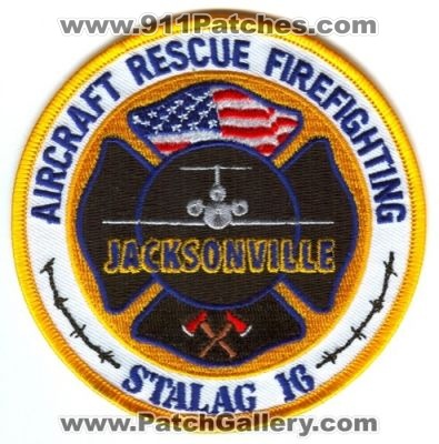 Jacksonville Fire and Rescue Department Station 16 Aircraft Rescue FireFighting (Florida)
Scan By: PatchGallery.com
Keywords: jfrd & dept. company stalag arff airport firefighter cfr crash
