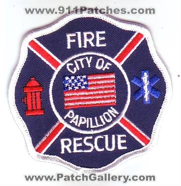 Papillion Fire Rescue (Nebraska)
Thanks to Dave Slade for this scan.
Keywords: city of