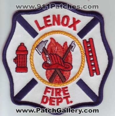 Lenox Fire Department (UNKNOWN STATE)
Thanks to Dave Slade for this scan.
Keywords: dept.