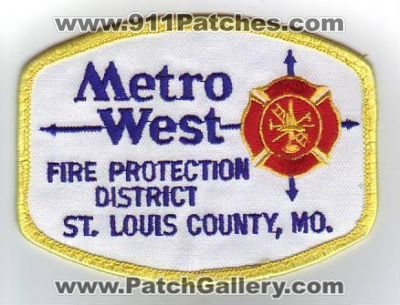 Metro West Fire Protection District (Missouri)
Thanks to Dave Slade for this scan.
Keywords: mo.