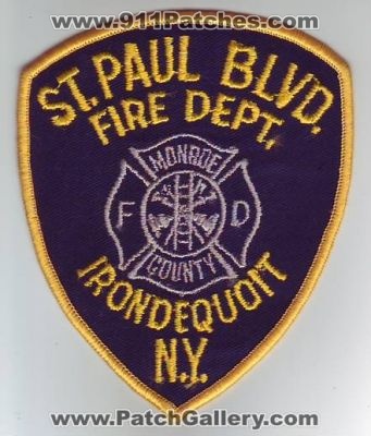 Saint Paul Boulevard Fire Department (New York)
Thanks to Dave Slade for this scan.
Keywords: st. blvd. dept. fd irondequoit n.y.