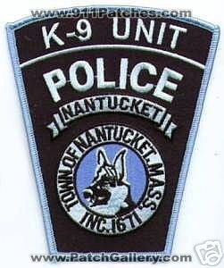 Nantucket Police K-9 Unit (Massachusetts)
Thanks to apdsgt for this scan.
Keywords: k9 town of mass.