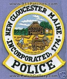 New Gloucester Police (Maine)
Thanks to apdsgt for this scan.
