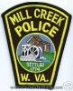 Mill_Creek_Police_Patch_West_Virginia_Patches_WVP.JPG