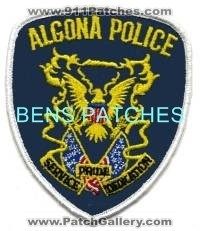 Algona Police (Washington)
Thanks to BensPatchCollection.com for this scan.
