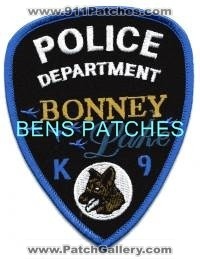 Bonney Lake Police Department K-9 (Washington)
Thanks to BensPatchCollection.com for this scan.
Keywords: k9