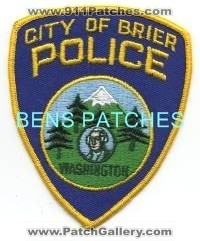 Brier Police (Washington)
Thanks to BensPatchCollection.com for this scan.
Keywords: city of