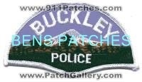 Buckley Police (Washington)
Thanks to BensPatchCollection.com for this scan.
