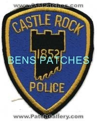 Castle Rock Police (Washington)
Thanks to BensPatchCollection.com for this scan.
