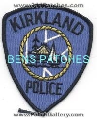 Kirkland Police (Washington)
Thanks to BensPatchCollection.com for this scan.
