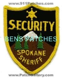 Spokane County Sheriff Security (Washington)
Thanks to BensPatchCollection.com for this scan.
