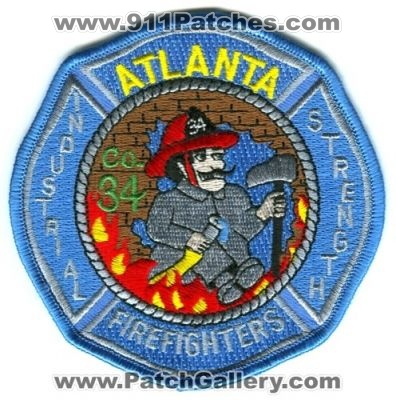 Atlanta Fire Company 34 (Georgia)
Scan By: PatchGallery.com
Keywords: co. firefighters