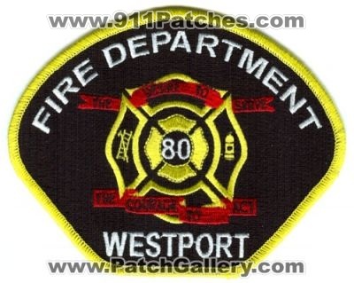 Westport Fire Department Station 80 (Washington)
Scan By: PatchGallery.com
Keywords: dept. the desire to serve the courage to act
