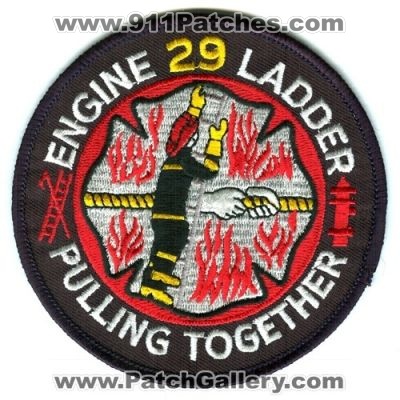 Atlanta Fire Company 29 Patch (Georgia)
[b]Scan From: Our Collection[/b]
Keywords: engine ladder