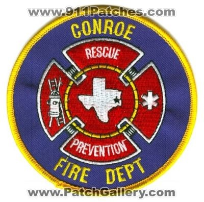 Conroe Fire Department Rescue Prevention Patch (Texas)
[b]Scan From: Our Collection[/b]
Keywords: dept