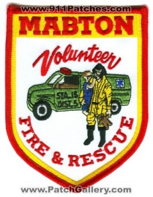 Mabton Volunteer Fire And Rescue Department Station 15 Yakima County District 5 (Washington)
Scan By: PatchGallery.com
Keywords: & dept. sta. co. dist. number no. #5