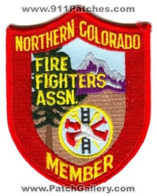 Northern Colorado Fire Fighters Association Member Patch (Colorado)
[b]Scan From: Our Collection[/b]
Keywords: assn.