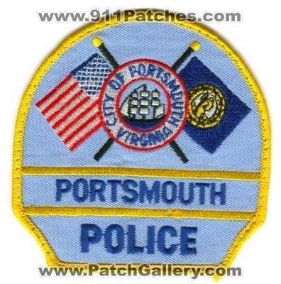 Portsmouth Police (Virginia)
Scan By: PatchGallery.com
Keywords: city of