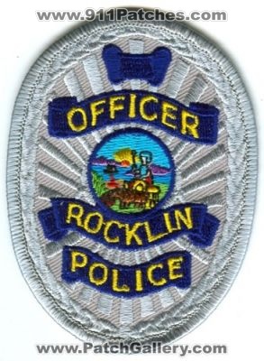 Rocklin Police Officer (California)
Scan By: PatchGallery.com
