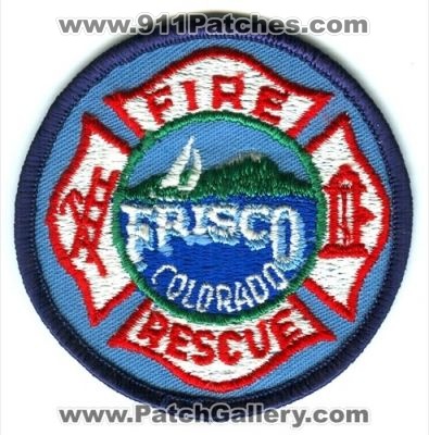 Frisco Fire Rescue Department Patch (Colorado) (Defunct)
[b]Scan From: Our Collection[/b]
Now Summit Fire EMS
Keywords: dept.