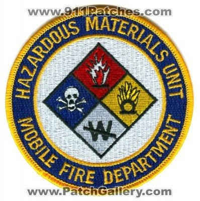 Mobile Fire Department Hazardous Materials Unit (Alabama)
Scan By: PatchGallery.com
Keywords: dept. haz-mat hazmat