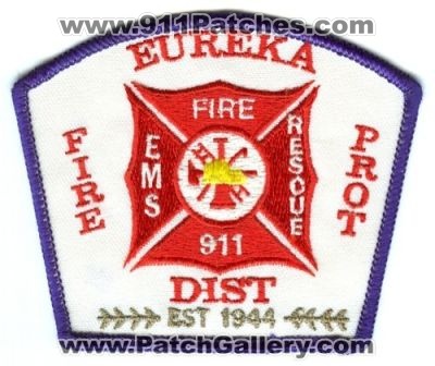 Eureka Fire Protection District (Missouri)
Scan By: PatchGallery.com
Keywords: ems rescue 911