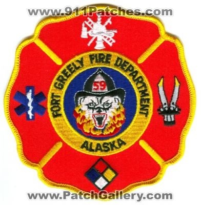 Fort Greely Fire Department (Alaska)
Scan By: PatchGallery.com
Keywords: ft. us army dept.