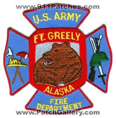 Fort Greely Fire Department US Army Military Patch (Alaska)
Scan By: PatchGallery.com
Keywords: u.s. dept. ft.