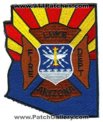 Luke Air Force Base Fire Department (Arizona)
Scan By: PatchGallery.com
Keywords: afb usaf dept.