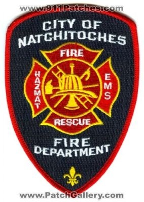 Natchitoches Fire Department (Louisiana)
Scan By: PatchGallery.com
Keywords: rescue hazmat haz-mat ems city of