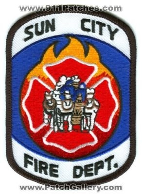 Sun City Fire Department (Arizona)
Scan By: PatchGallery.com
Keywords: dept.