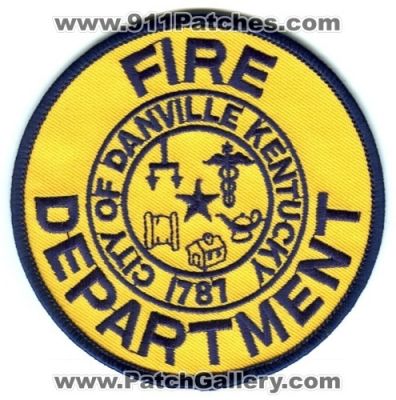 Danville Fire Department (Kentucky)
Scan By: PatchGallery.com
Keywords: city of