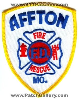 Affton Fire Rescue Department Patch (Missouri)
Scan By: PatchGallery.com
Keywords: dept. f.d. mo.