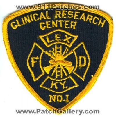Clinical Research Center Number 1 Lexington Fire Department (Kentucky)
Scan By: PatchGallery.com
Keywords: no. fd ky.