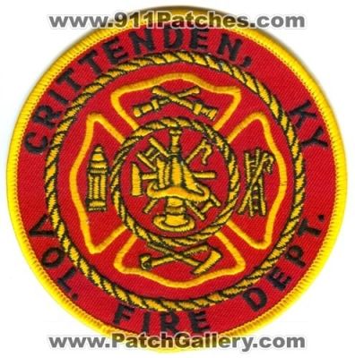 Crittenden Volunteer Fire Department (Kentucky)
Scan By: PatchGallery.com
Keywords: vol. dept. ky