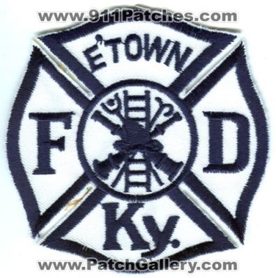 Elizabethtown Fire Department (Kentucky)
Scan By: PatchGallery.com
Keywords: e'town fd ky.
