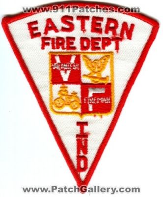 Eastern Fire Department Volunteer Fireman (Indiana)
Scan By: PatchGallery.com
Keywords: dept. vf
