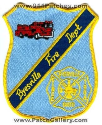 Byesville Fire Department (Ohio)
Scan By: PatchGallery.com
Keywords: dept. syesville