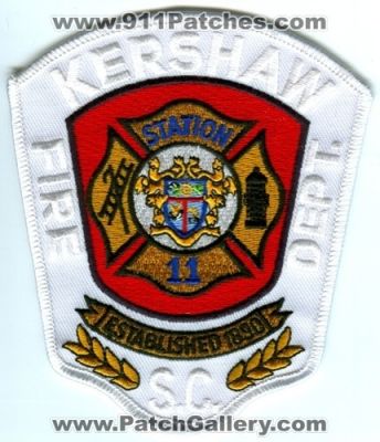 Kershaw Fire Department Station 11 (South Carolina)
Scan By: PatchGallery.com
Keywords: dept. s.c.
