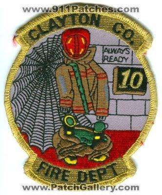 Clayton County Fire Department Company 10 (Georgia)
Scan By: PatchGallery.com
Keywords: co. dept.