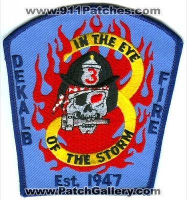 Dekalb County Fire Engine 3 Patch (Georgia)
[b]Scan From: Our Collection[/b]
