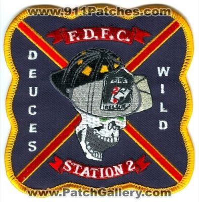 Forsyth County Fire Department Station 2 (Georgia)
Scan By: PatchGallery.com
Keywords: f.d.f.c. fdfc dept. deuces wild