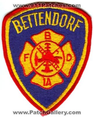 Bettendorf Fire Department (Iowa)
Scan By: PatchGallery.com
Keywords: bfd ia