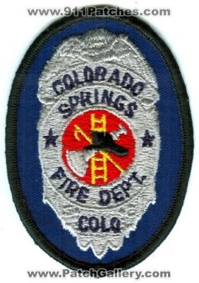 Colorado Springs Fire Department Patch (Colorado)
[b]Scan From: Our Collection[/b]
Keywords: dept.