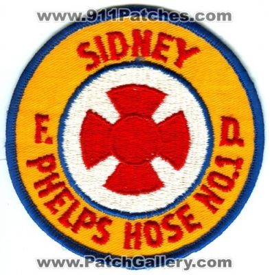 Sidney Fire Department Phelps Hose Number 1 (New York)
Scan By: PatchGallery.com
Keywords: f.d. no.