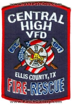 Central High Volunteer Fire Department (Texas)
Scan By: PatchGallery.com
Keywords: vfd rescue ellis county tx