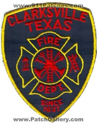 Clarksville Fire Department (Texas)
Scan By: PatchGallery.com
Keywords: dept.