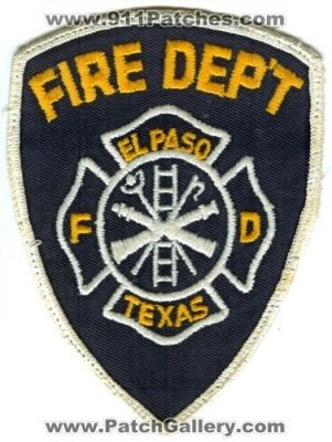 El Paso Fire Department (Texas)
Scan By: PatchGallery.com
Keywords: dep't dept fd