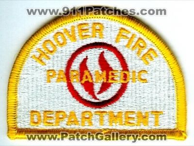 Hoover Fire Department Paramedic (Alabama)
Scan By: PatchGallery.com
